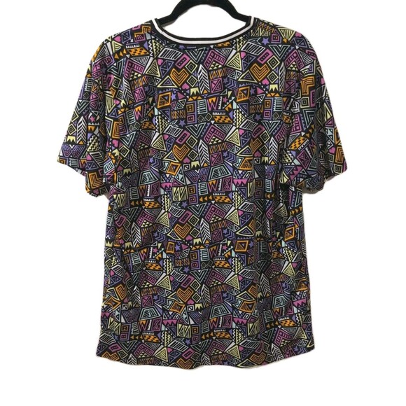 Fresh Prince of Bel-Air Men's Shirt Size Large 90s Vintage Geometric Pattern y2k - Picture 4 of 9